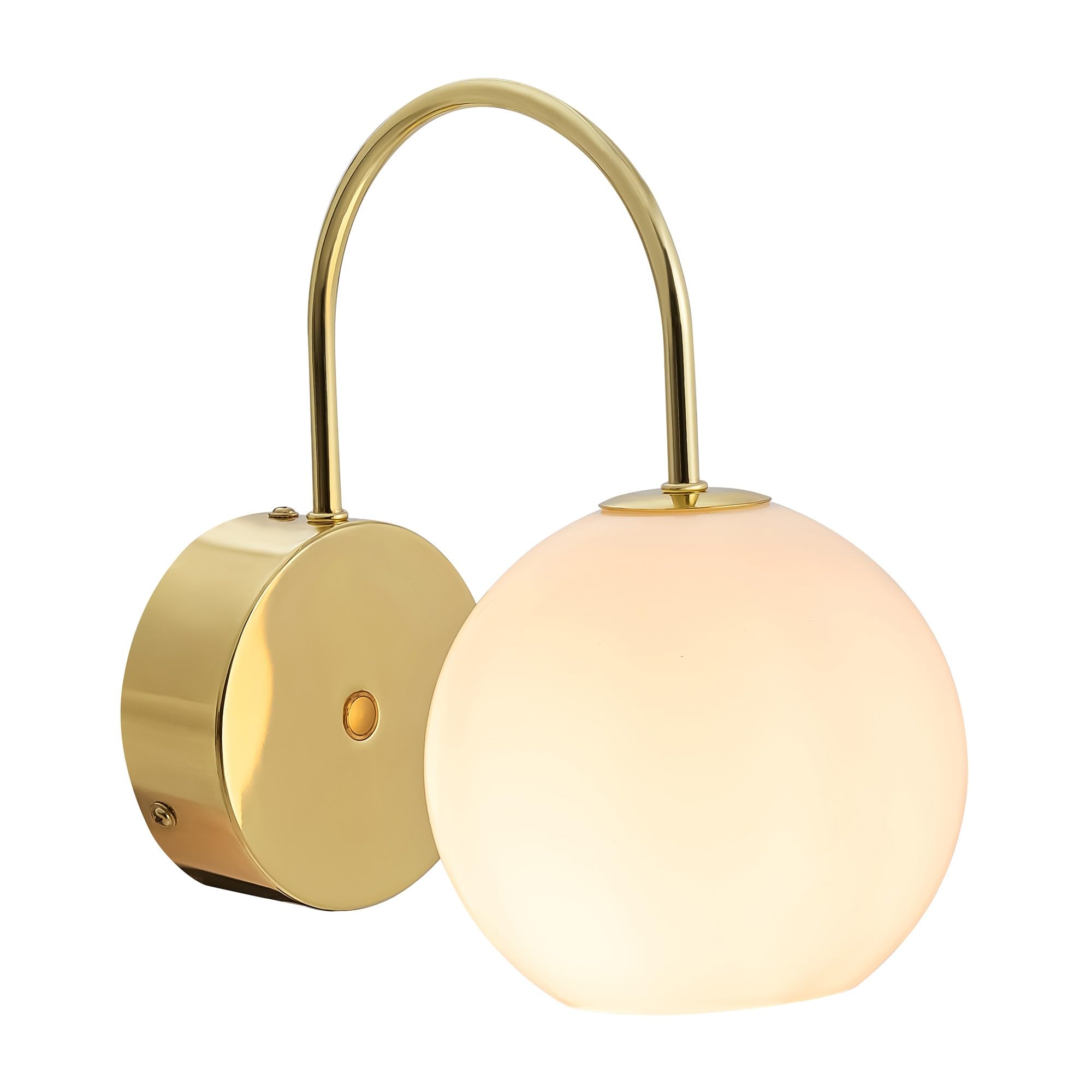 Nordlux Franca Wall Light Brass Metal Kitchen E14 Switch Plug in/Mains
