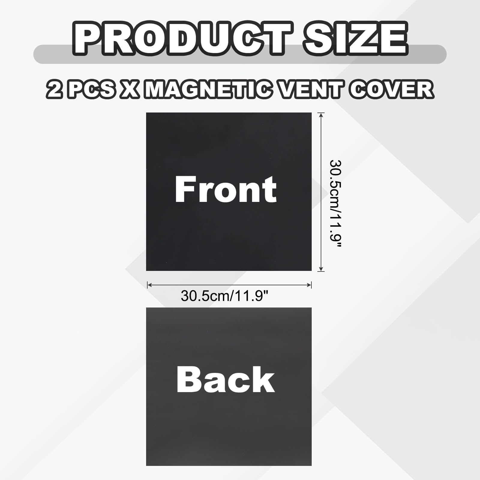 PATIKIL 305 x 305 mm Magnetic Vent Cover - Image 2