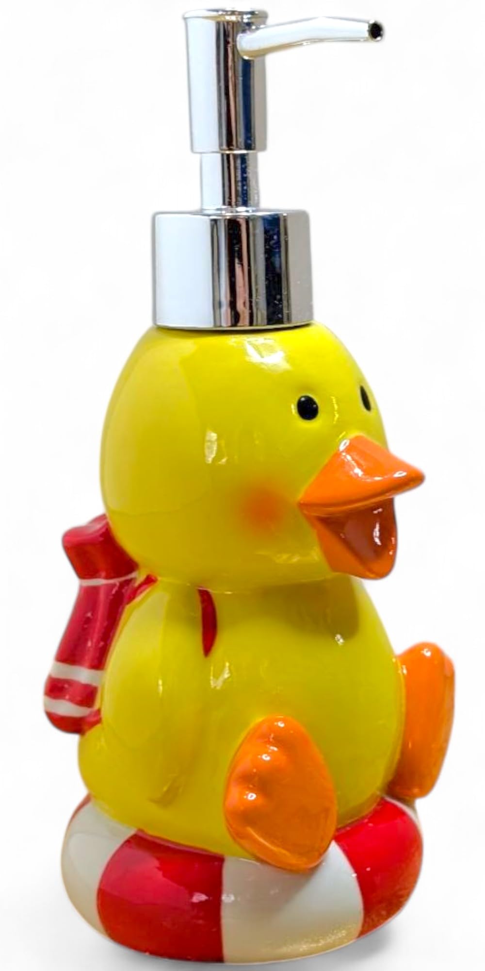 Distributeur savon cuisine canard décoration salle de bain flacon