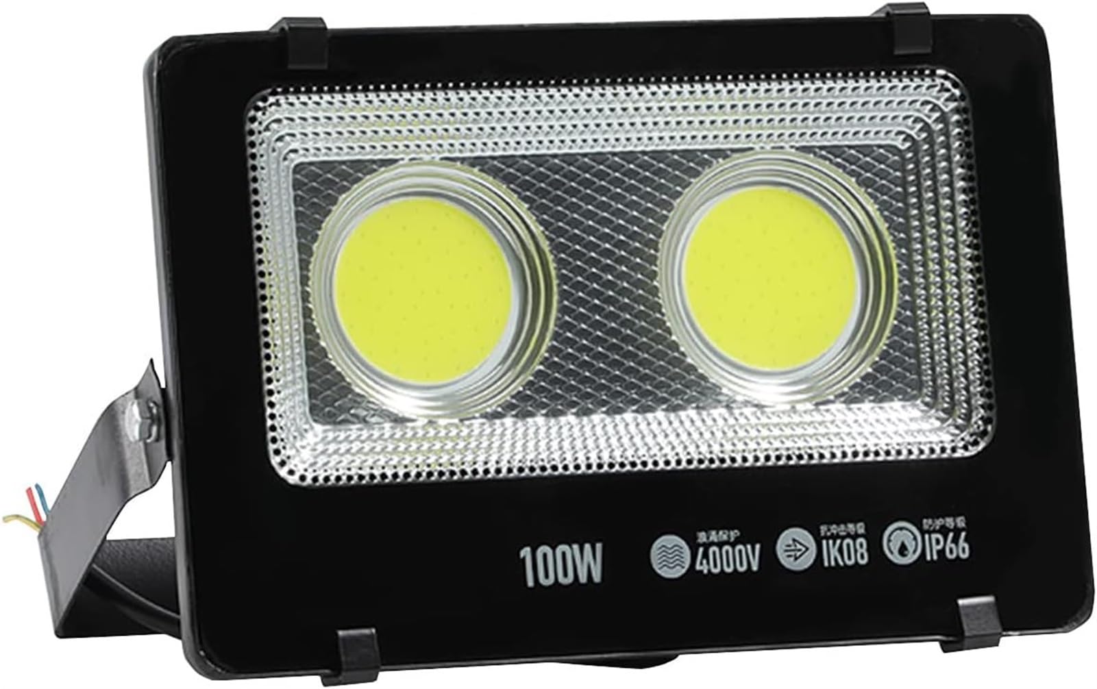 OPFdfhDFH Floodlights, LED Floodlight Outdoor Super Bright, Security Lights 180° Adjustable Spot Light, Positive White Work Lighting(100W)