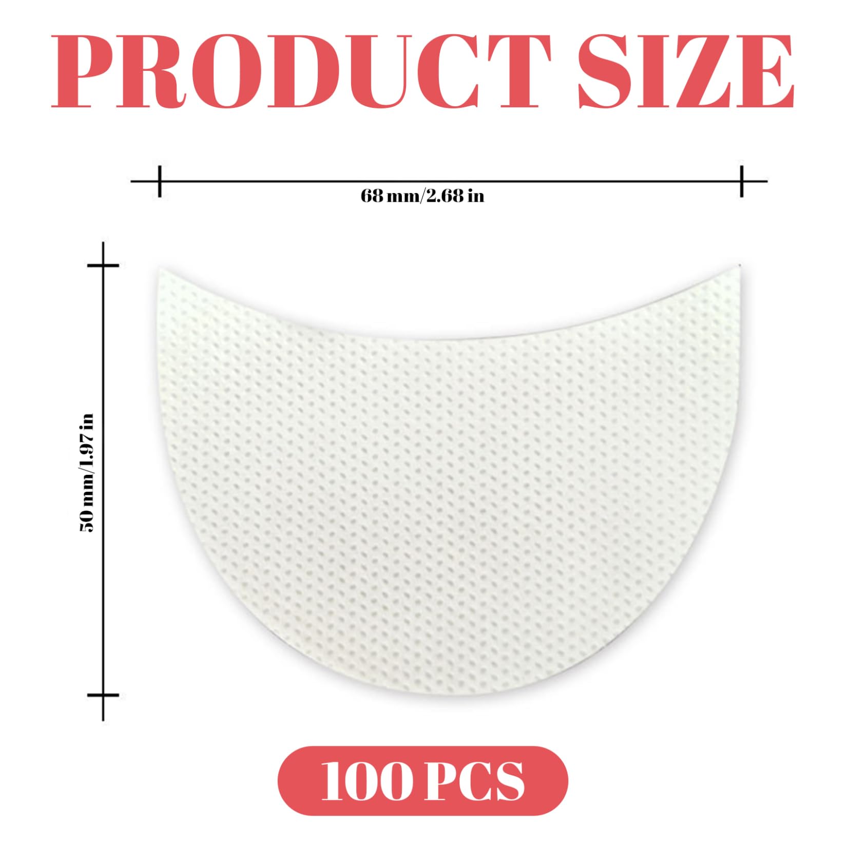 Cinta de maquillaje de 100 piezas para sombras de ojos Shadow Shield para prevenir residuos de maquillaje, plantilla de sombra de ojos autoadhesivas, cinta de maquillaje para sombra de ojos, extensio