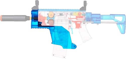 Miniatura 8 de WORKER Modblasters - Kits de pez espada para Nerf Stryfe Modificar Toy Color Azul Transparente