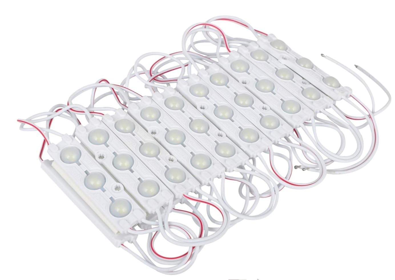 (Pack of 10 Modules(White) 3 LED Strips, 12V Waterproof, 5630/5730 SMD Injection Module Light-image-22
