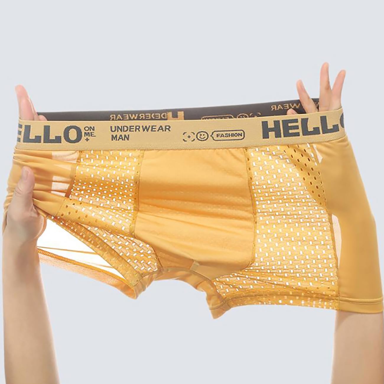 Men's Breathable Boxer Briefs with Mesh Panels, 8-Pack, Multi-Color - Image 2