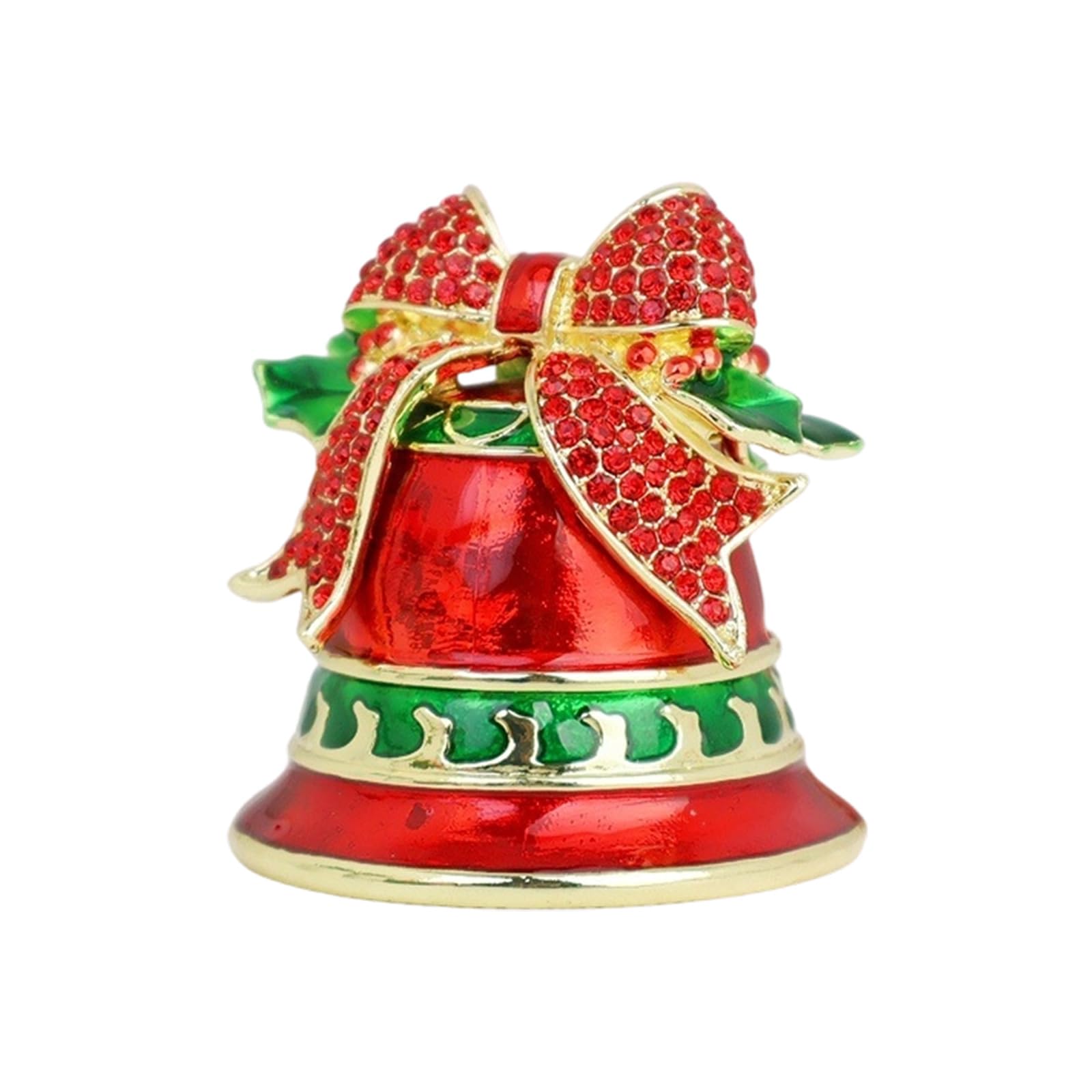Zxfdsfdbnm Holiday Bells Rings Holder Trinket Box with Enameled Finish and Secret Compartment for Jewelry Keepsakes Presentation BELLss Box