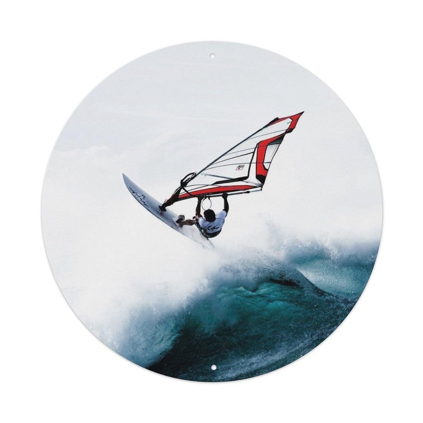 Windsurfing Wave Extreme Water Sports Ocean Metal Tin Sign