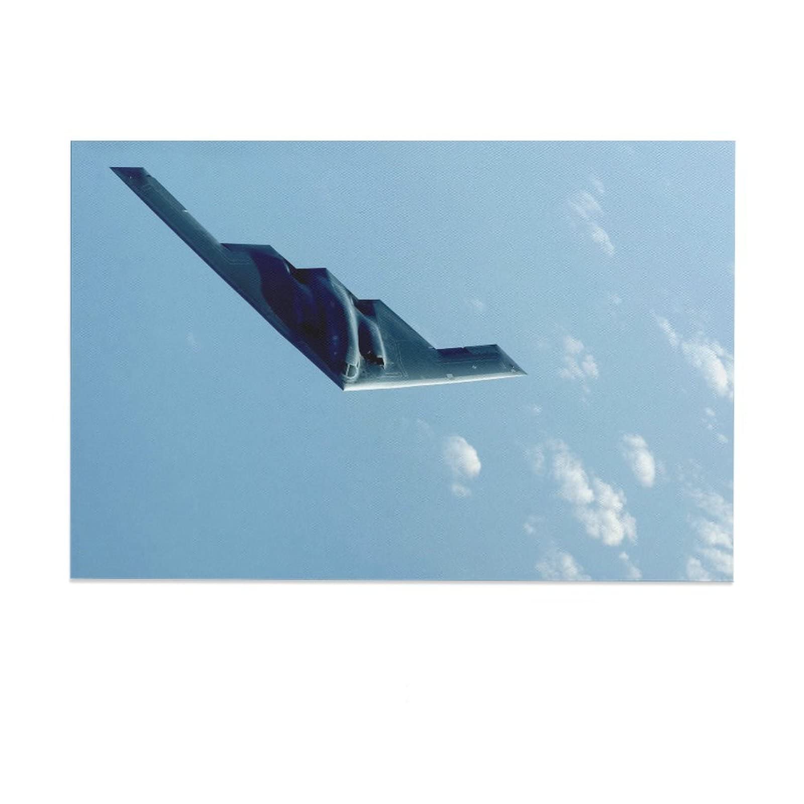 Northrop Grumman B-2 Spirit Stealth Bomber Military Flying 01 Room Aesthetics Posters Canvas Posters Bedroom Decoration Sports Office Decoration Gifts Wall Art Decoration Printing Posters 24x36inch(6