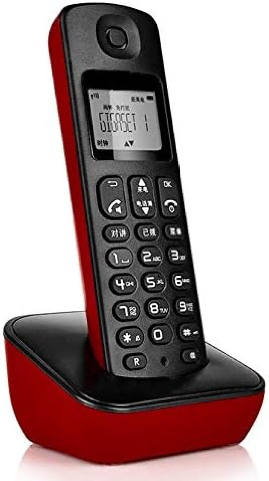 Telefono Cordless per La Casa con Blocco Chiamate di Base E Segreteria Telefonica Telefono Cordless Digitale per Ufficio Linea Fissa per Casa