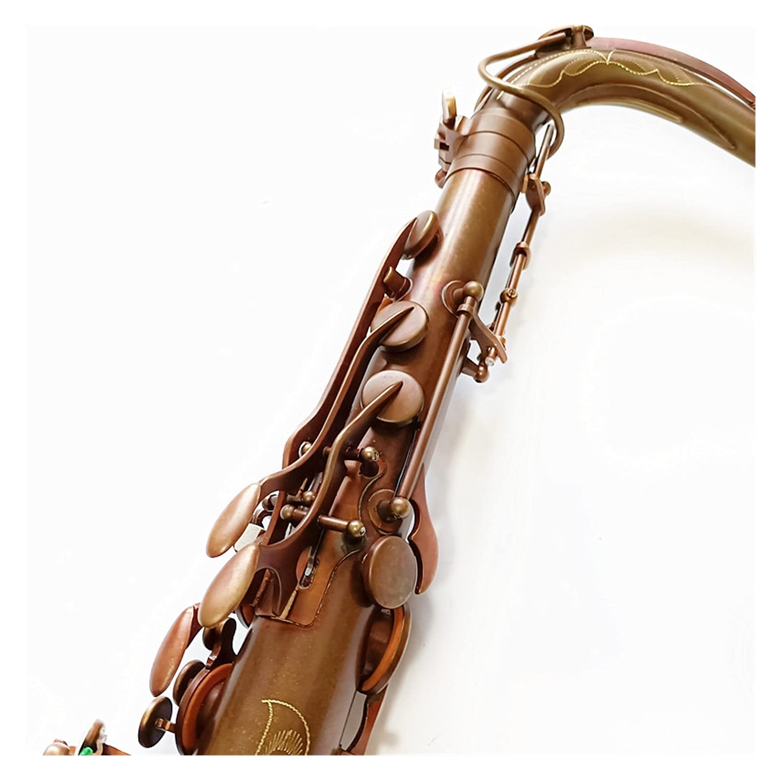 Sassofono Tenor Antique Rame B Flat Tenor Sax Bocchino in Bronzo retrò Sassofono Studenti