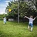 Tetherball Set with Base - Heavy Duty Tetherball Set Ball and Rope and Pole 9.3FT - Portable Tether Ball Set for Kids Dogs Backyard