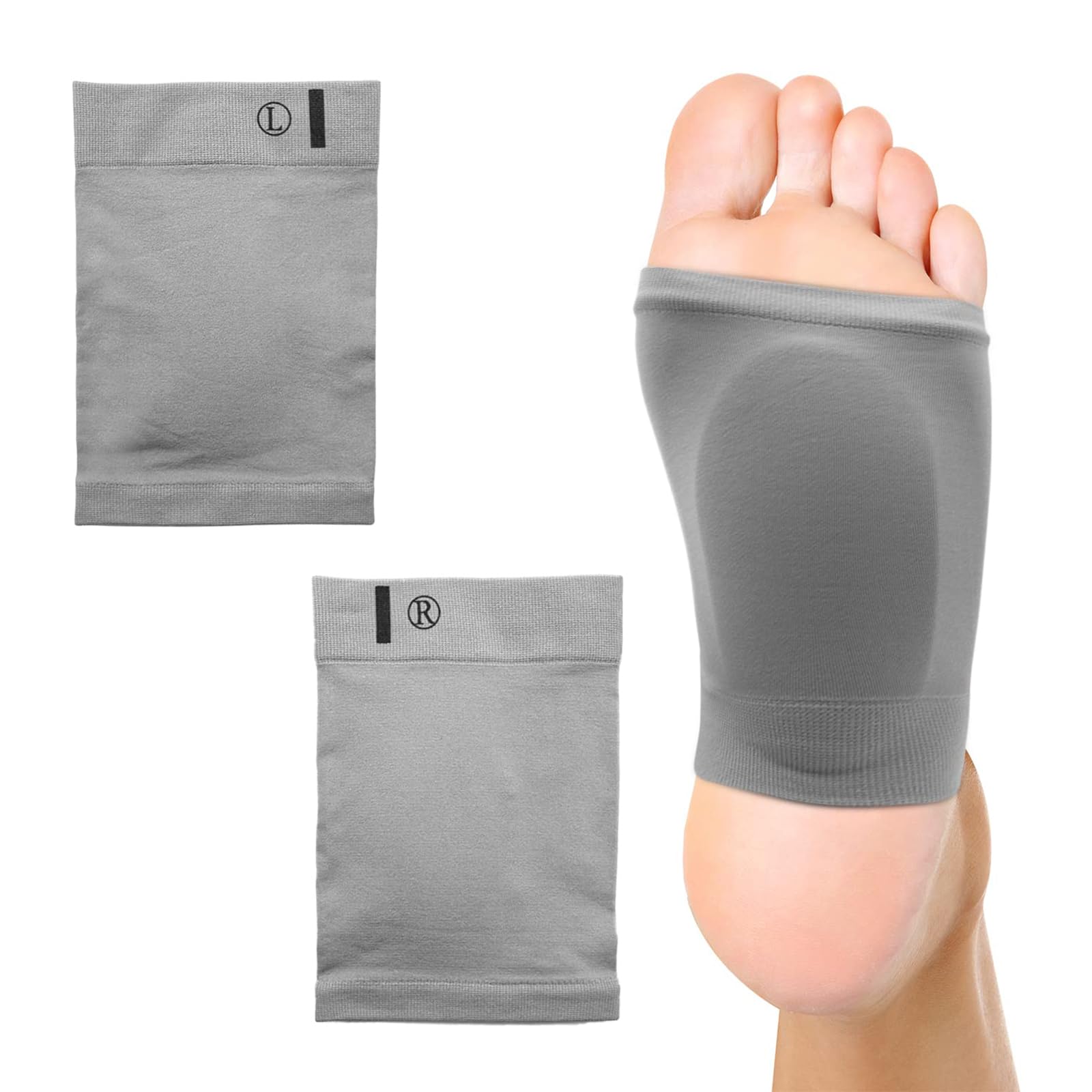 Arch Support Sleeves for Foot Pain Relief - Effective Plantar Fasciitis Support for Flat Feet, Tendonitis, and General Foot Arch Support
