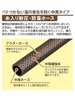 Amazon | 三洋化成 リール交換用 耐圧ホース 20m 内径12mm