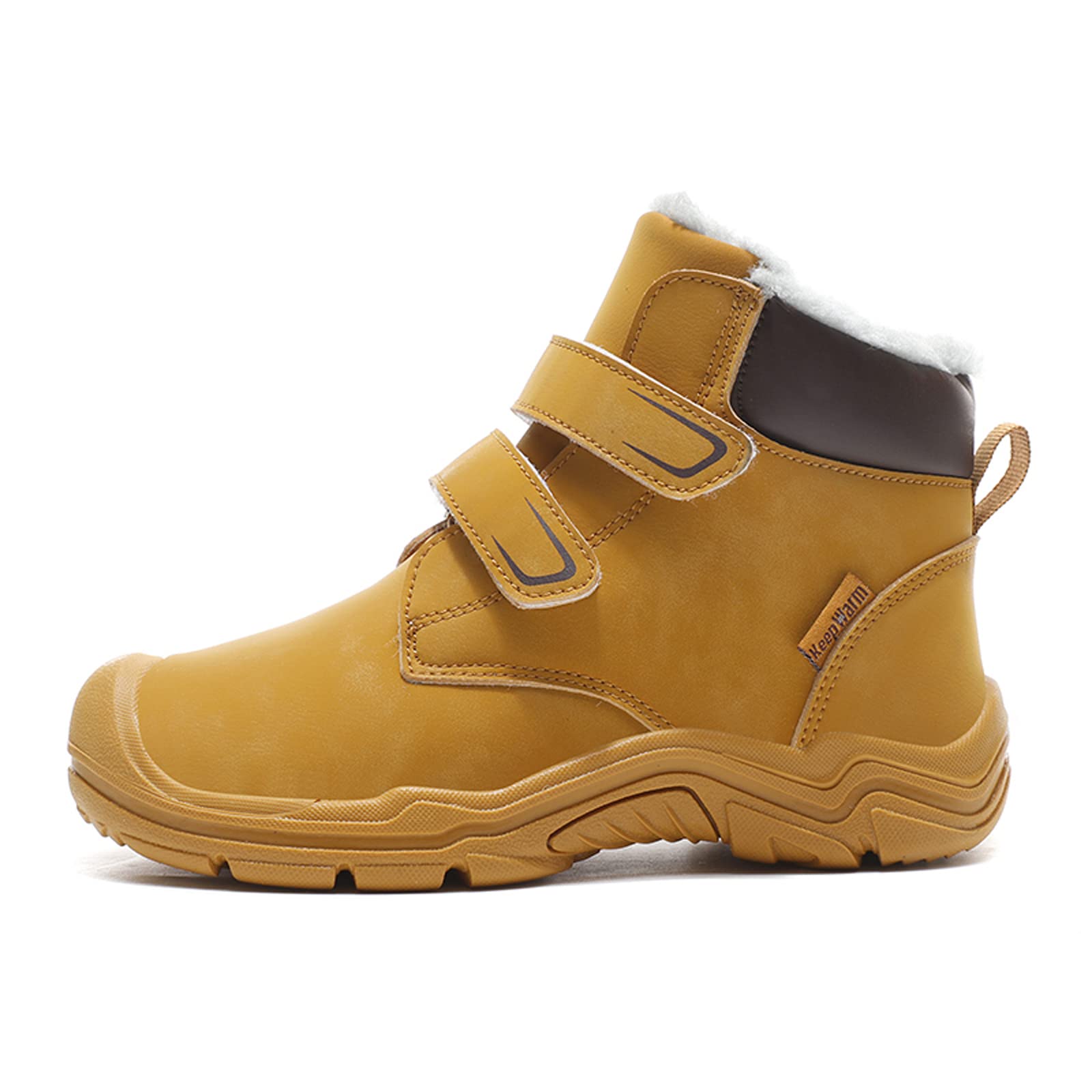 Enfant Bottes de Neige Garçon Filles Hiver Chaussures Bottines Chaussures Randonnée pour Enfants Antidérapant Montagne Trekking Chaussures