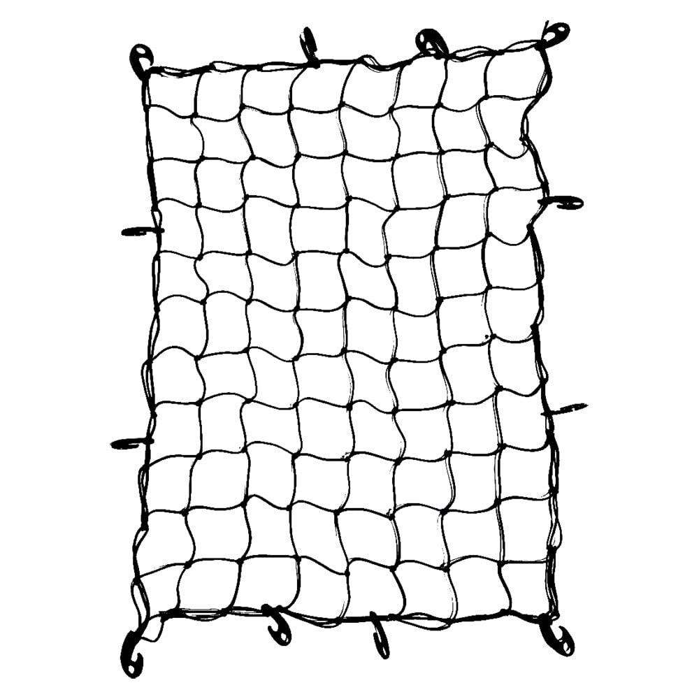 GepäCknetz Auto Kofferraum 120x9 0cm Auto Kofferraum auf dem Dach Nettel Latex Elastic Cargo Gepäck Speicher Organizer Bungee Mesh Universal for Fahrt Offroad Car Kofferraumnetz GepäCknetz
