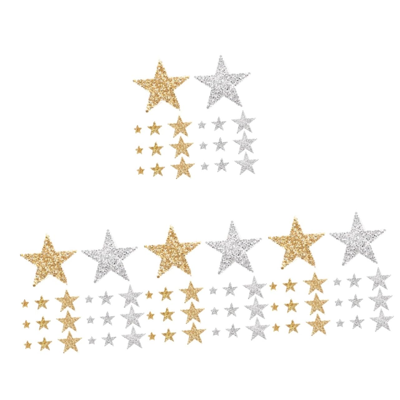 TEHAUX 120pezzi Patches Per Riparazione e Decorazione Abbigliamento Borse e Accessori Termoadesivi Per Artigianali