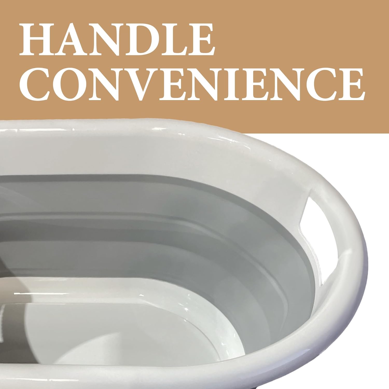 Collapsible Laundry Basket – Space-Saving, Lightweight, Compact & Durable, Oval Design for Home and Travel Use