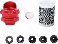 Vista 12 de SOPOGER Set de Mira Peep para Tiro con Arco 37/45 Grados 6X 8X con Clarificador y Lente de Núcleo Interno de 5 Tamaños, Accesorio de Cebo para Arco