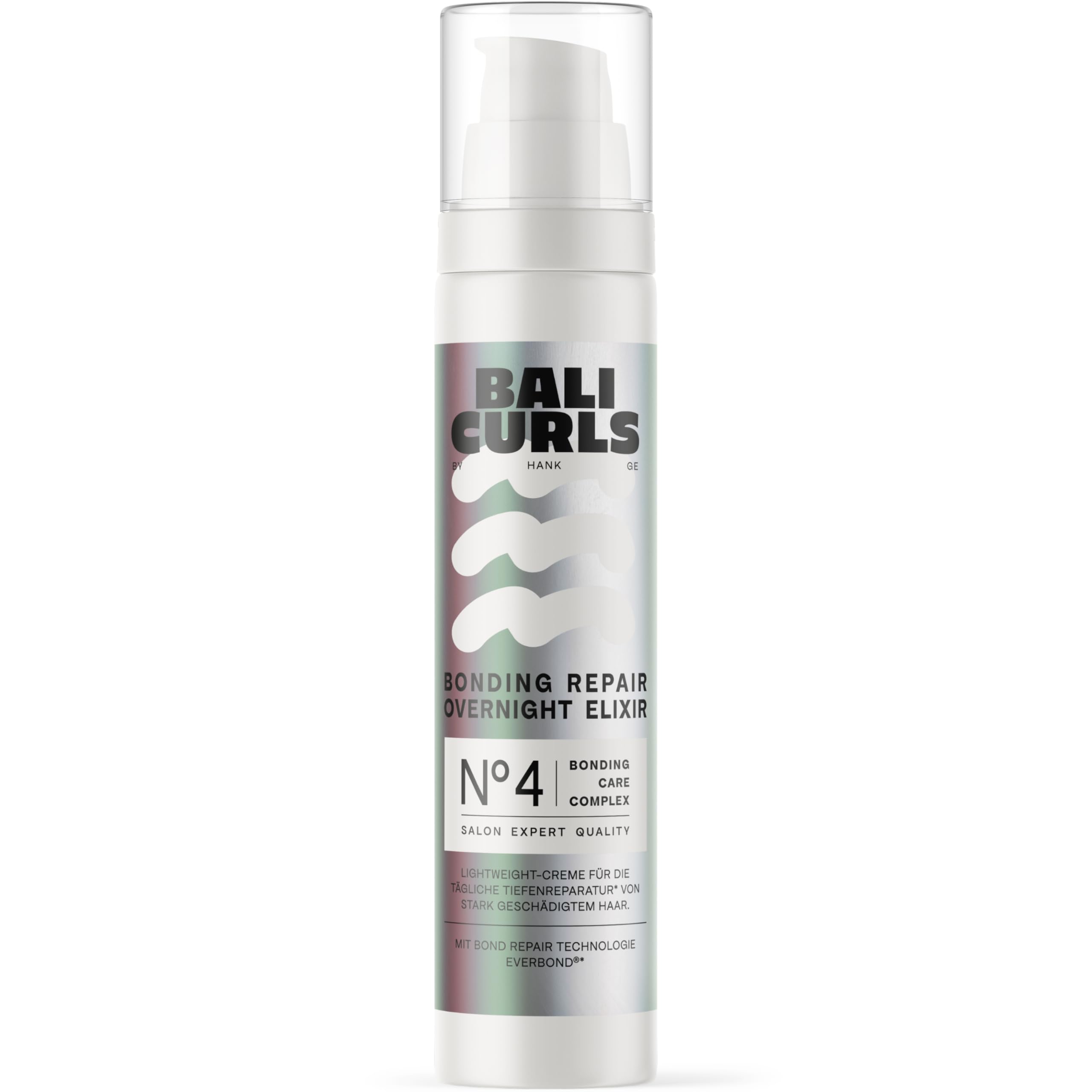 Bali Curls Bonding Repair Overnight Elixir N°4 – Intensive Regeneration über Nacht – Mit Everbond® Bond Repair Technologie – Für geschädigtes Haar – 100 ml