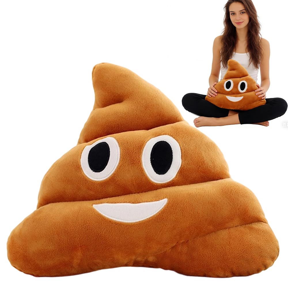 Mineup Poop Plush Pillow, 30 Cm Divertente Cuscino In Peluche, Poop Cuscino in Peluche, Perfetto Come Divertente Cuscin Decorativo O Per Coccolarsi, Per Soggiorno E Camera Da Letto