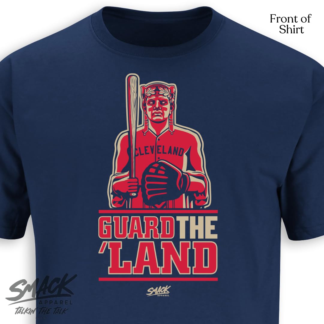 Smack Apparel Guard The Land T-Shirt für Cleveland Baseball Fans (SM-5XL)