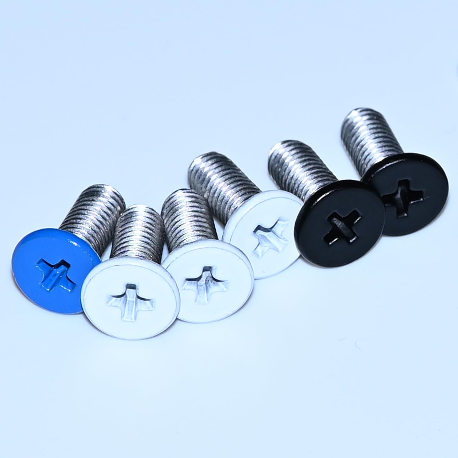 Set Di 6 Viti Cave M14x1.5 Per Moto, Lunghezza 35mm, Con Rondelle, Colore Argento, Per Pinze Freno E Pompe Frizione - 2