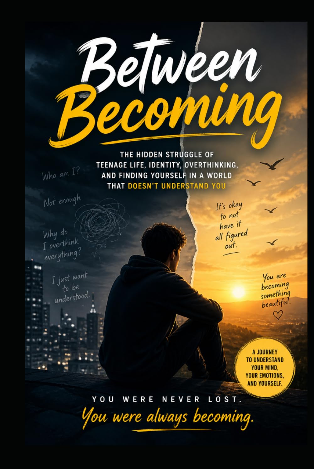 Between Becoming: The Hidden Struggle of Teenage Life, Identi-ty, Overthinking, and Finding Yourself in a World That Doesn’t Understand You