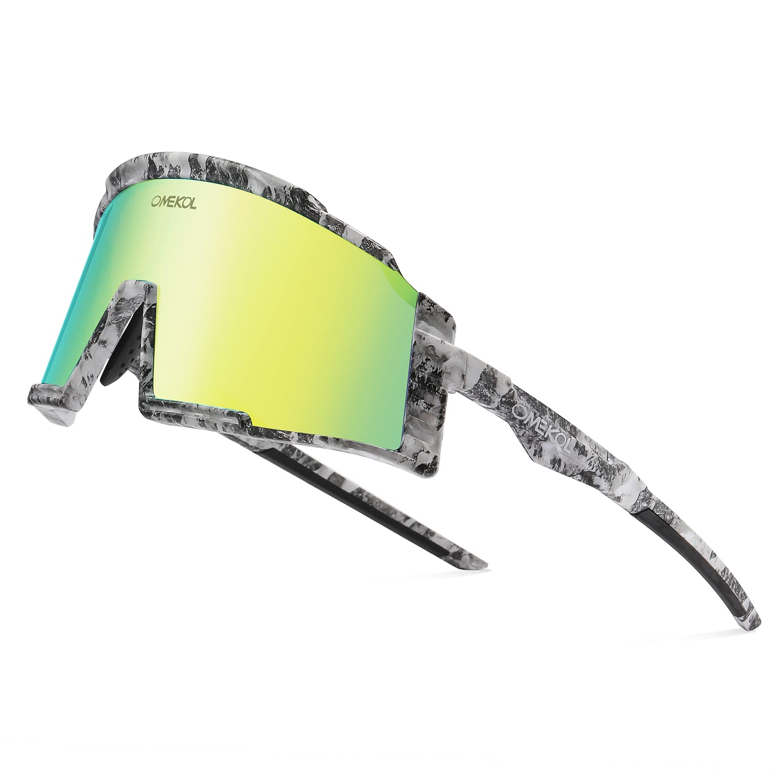 OMEKOL Two Sizes For Adults and Youth Sunglasses Sports Baseball Cycling Glasses Men Women MTB Bicycle Eyewear Outdoor