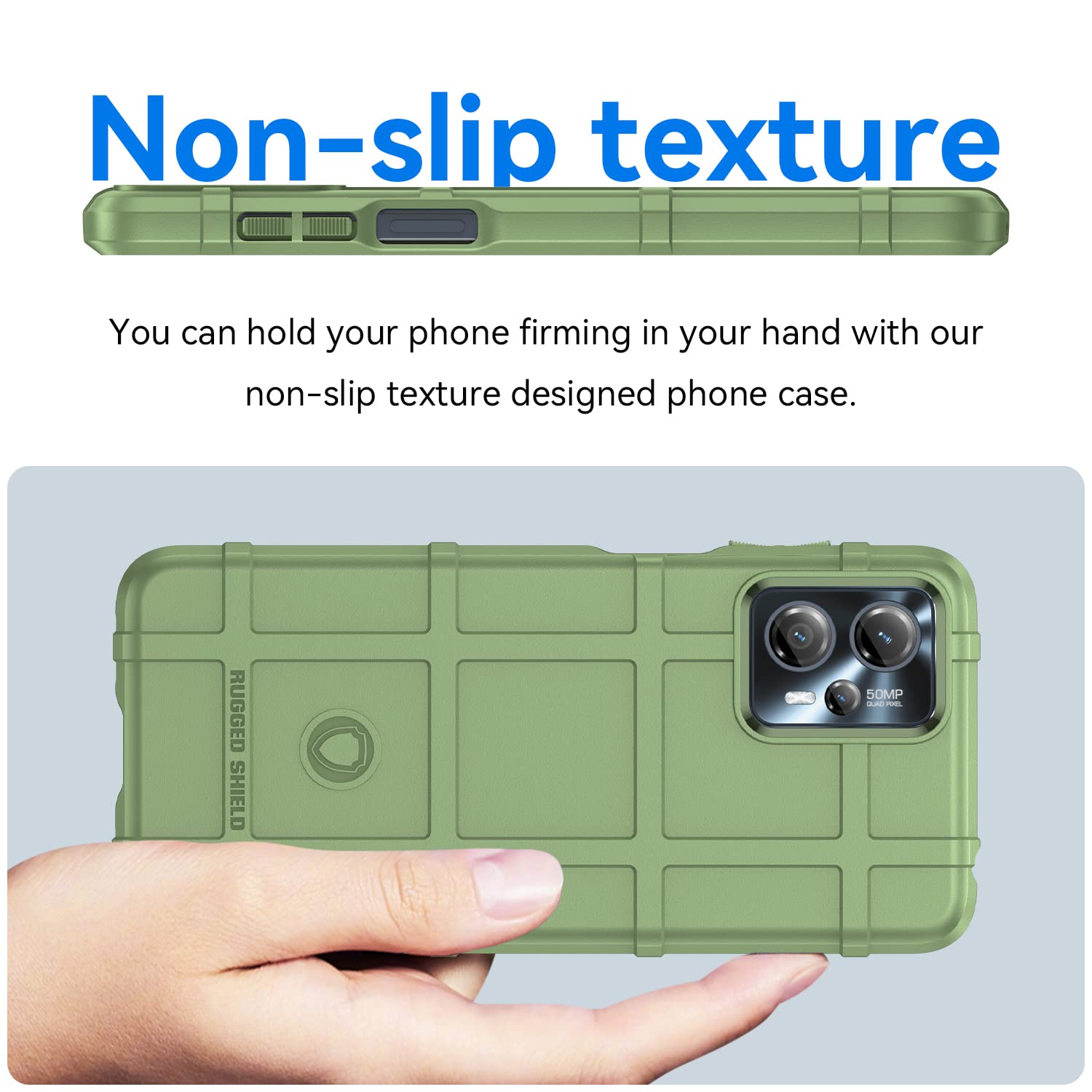 Custodia Per Xiaomi Poco M4 PRO 4G - Cover Ultra Sottile Trasparente Con Bimateriale PC+TPU, Antiurto, Bumper Rinforzato (Verde)
