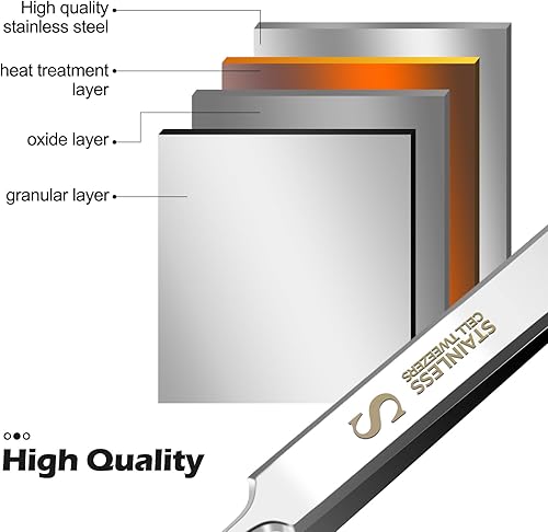 Miniatura 6 de WSYUB Pinzas profesionales para puntos negros, herramientas para quitar puntos negros,Kit de depilación encarnada