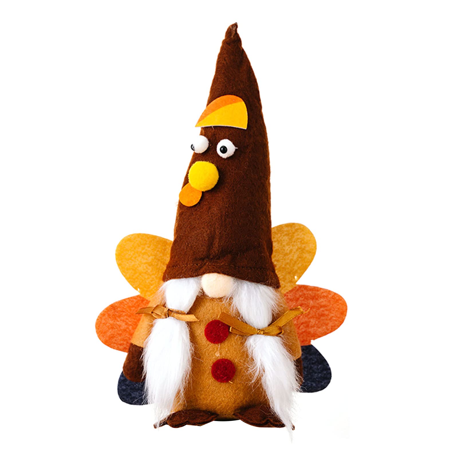 Hsioluted Turkey Fall Gnomes Thanksgiving Gnomes Decorations Swedish Tomtes Harvest Scandinavian Figurine Holiday Fall