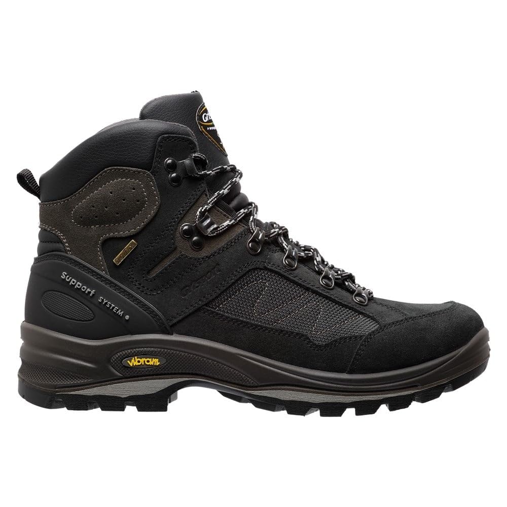 Grisport Everest Mid czarne buty trekkingowe rozmiar 43, czarny, 43 EU