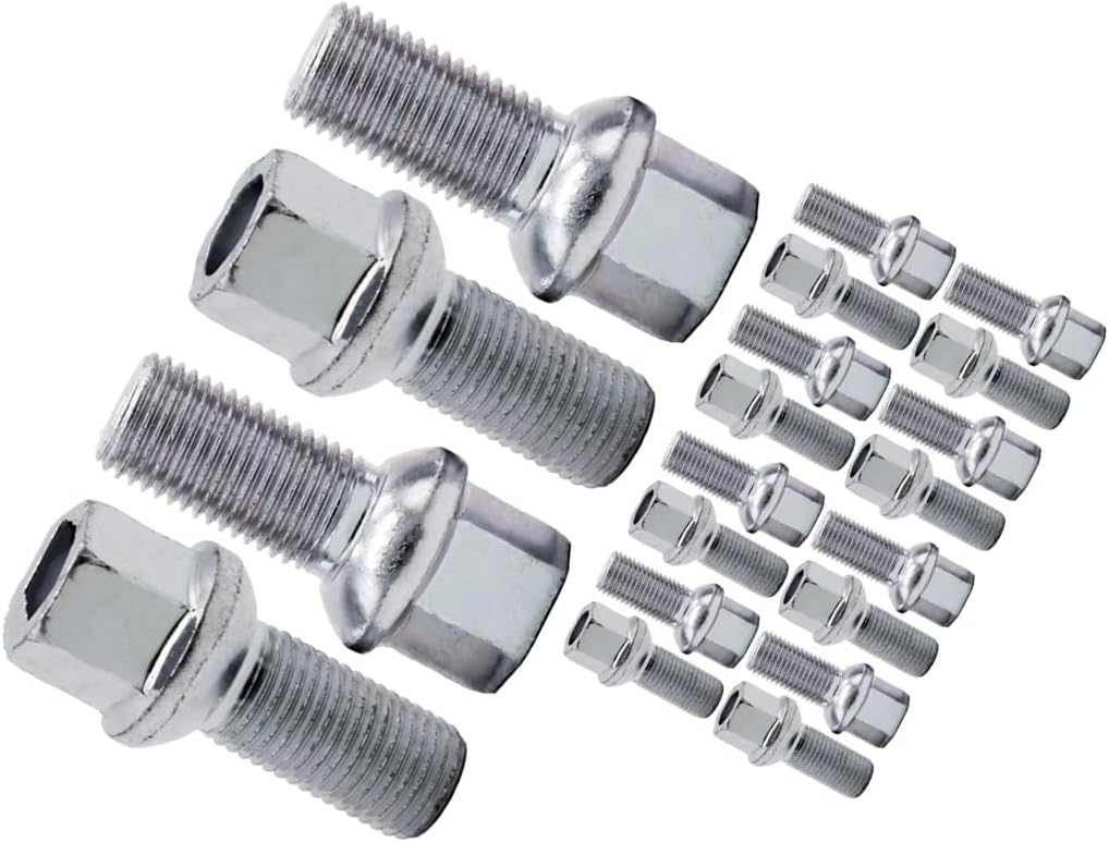 Wheel Studs Replacement Compatible with for A2 2000-2005 Wheel and Bearing Mounting Bolt Replacements Steel Tire Bolt Replacements Tire Bolts OEM:WHT002437