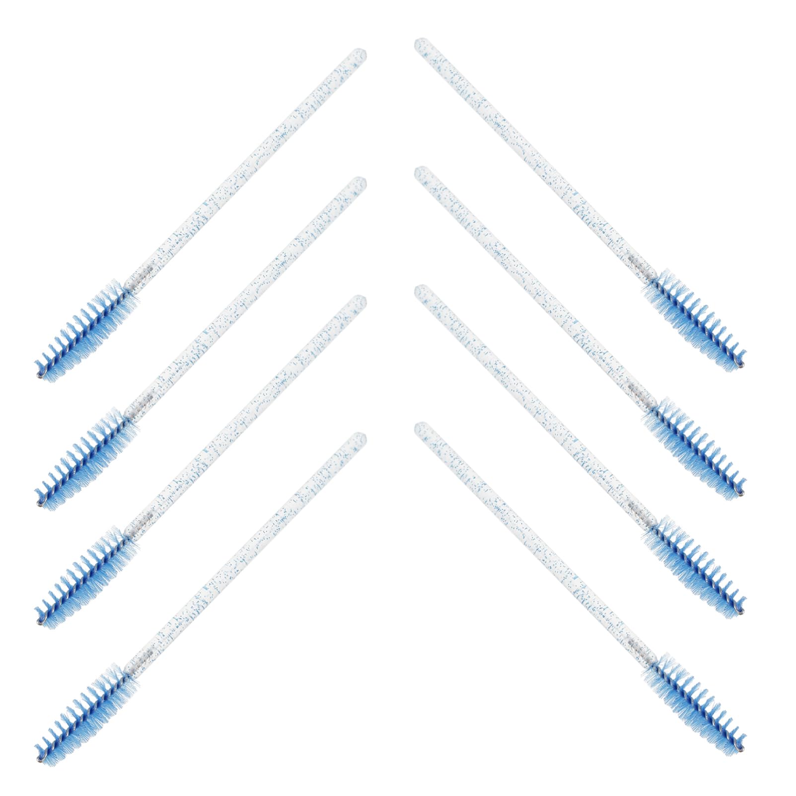 Baluue 100pcs Eyelash Brush Collection Multi-function Eyelash Wand Mascara Applicator Travel Size