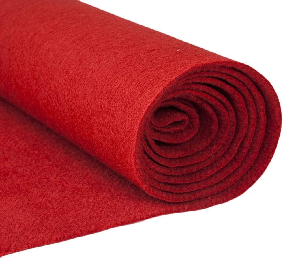 ELzEy カーペット 耐摩耗性厚みのある5.5mmアイルランナーラグ、結婚式用カーペットオフィスウェルカムマット、2色 セレモニー