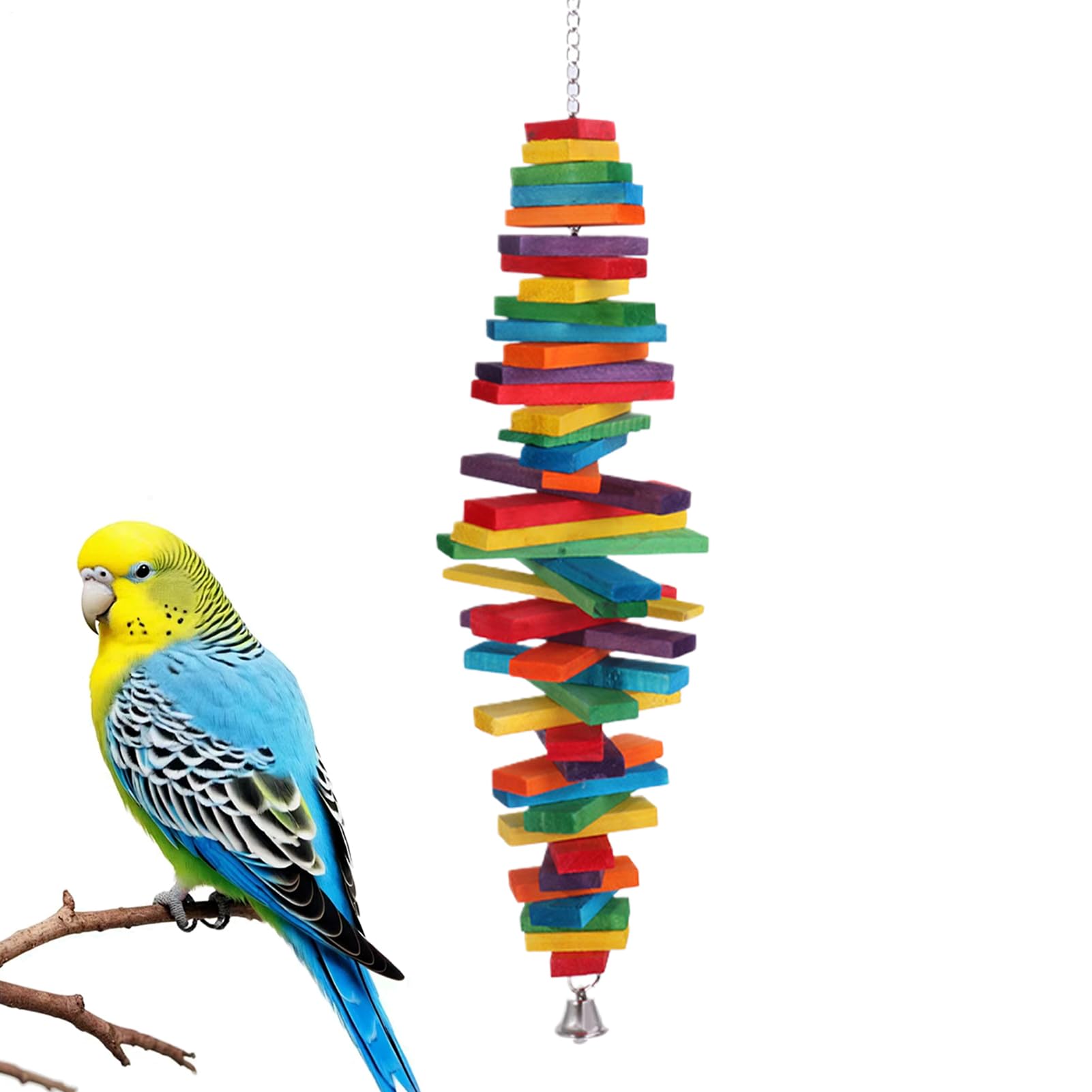 Jouets pour oiseaux : balançoire réglable pour calopsitte et ara de cage
