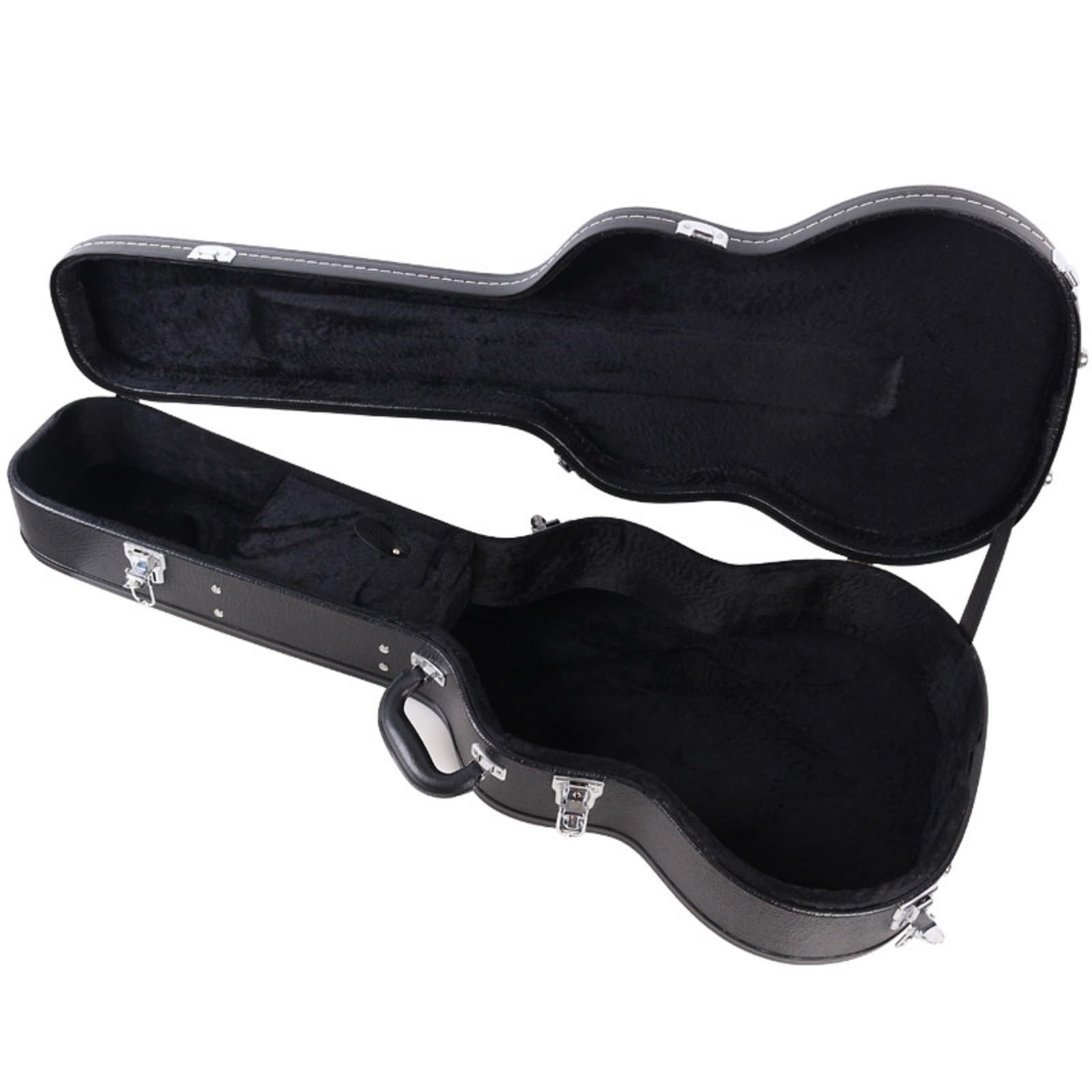 Baoblaze 1 Pezzo Custodia Chitarra Classica Custodia Rigida Custodia Strumento Astuccio Protettivo in Legno Pelle Velluto con Profilo Cucito E Robusto