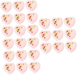 Sewroro 60 Peças Acessórios DIY Capa De Telefone DIY Decorações Simulação Bolo De Aniversário Charme Decorações De Natal Capa De Telefone Com Charme Bolo Em Miniatura Concha De Telefone