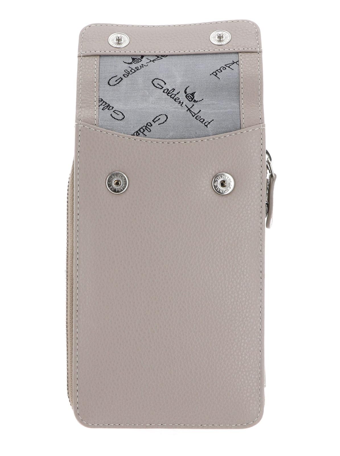 Golden Head Leder Handytasche Palma RFID Protect Handy-Umhängetasche 4045 Taupe