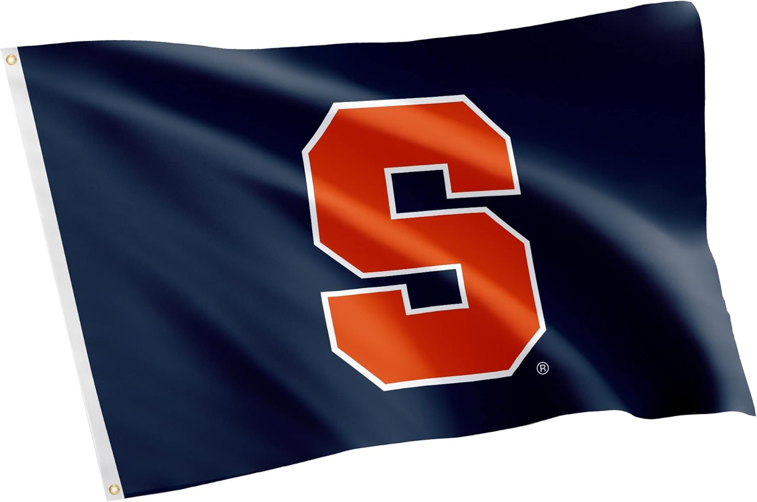 Desert Cactus Syracuse University SU Flag - 3 x 5 Feet Orange Banner, Indoor/Outdoor Durable Fabric, 100% Polyester Design (Style 1)