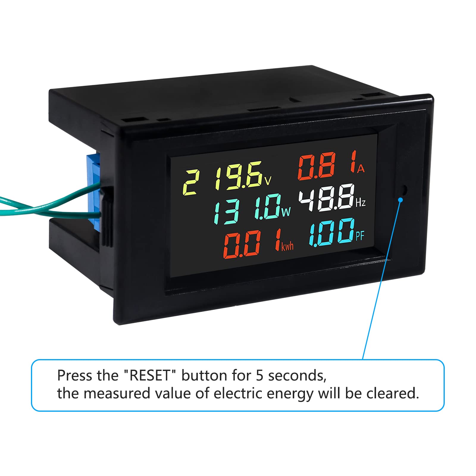 3-in-1 Digitaal Display Voltmeter Ampèremeter Indicatielampje 50 3-in-1 Digitaal Display Voltmeter Ampèremeter Indicatielampje 50