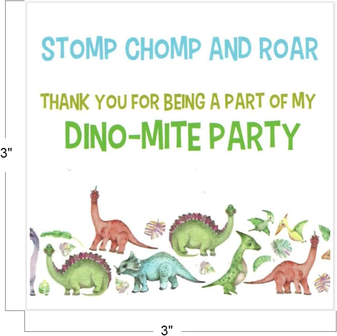 Birthday Party Thank You Sticker Label by GiftoMania Great for Themed Party Favors, Goodie Bags, Boxes, DIY Projects (3.5" x 3.5" - Unicorn Sticker - Pack of 40)