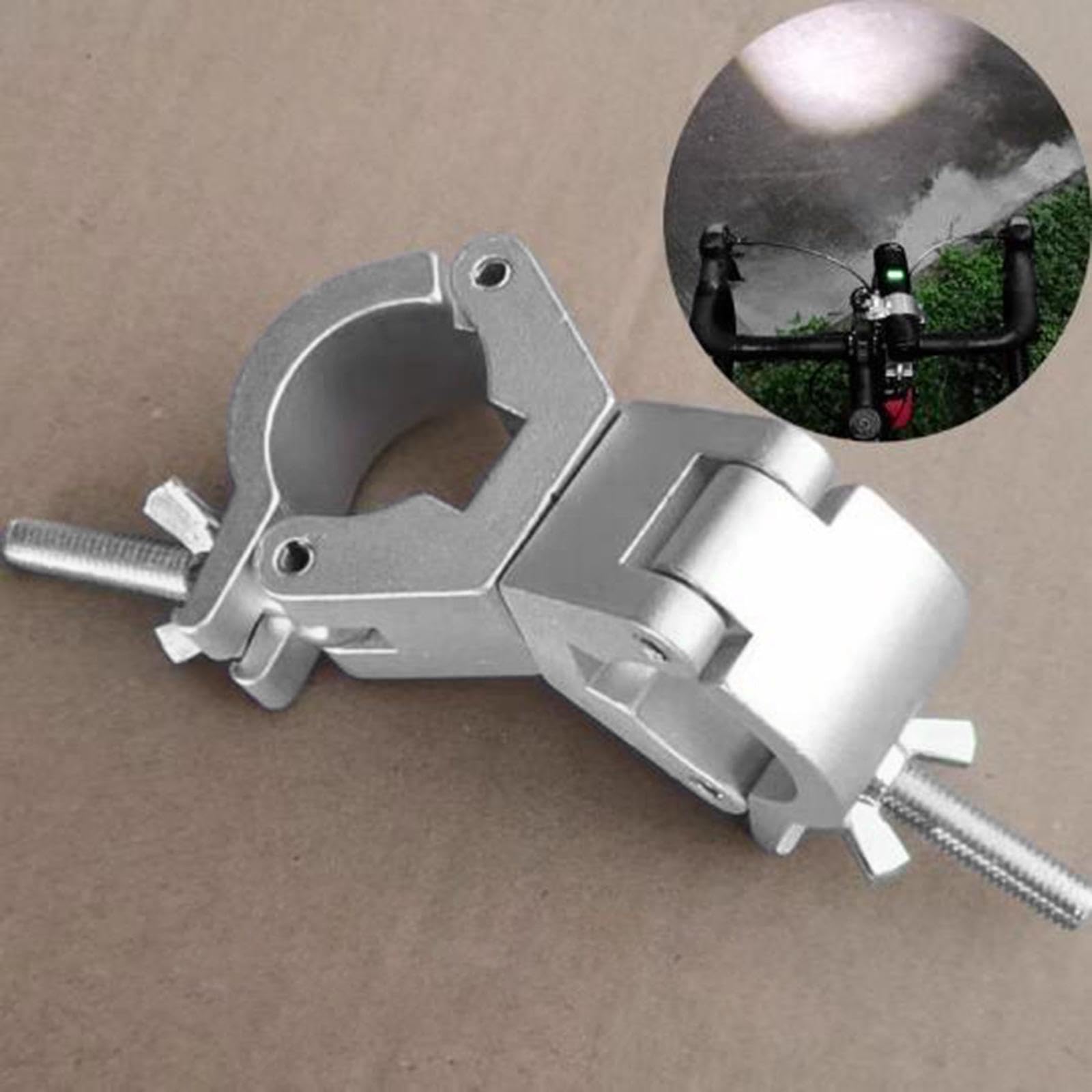 Spatenhalter Dachträger Fixierhalter Werkzeugträger Aluminiumlegierung Stabilitätsoptimiert Schnelle Installation für Baustellenfahrzeuge Fahrradausrü, 30 bis 35 mm