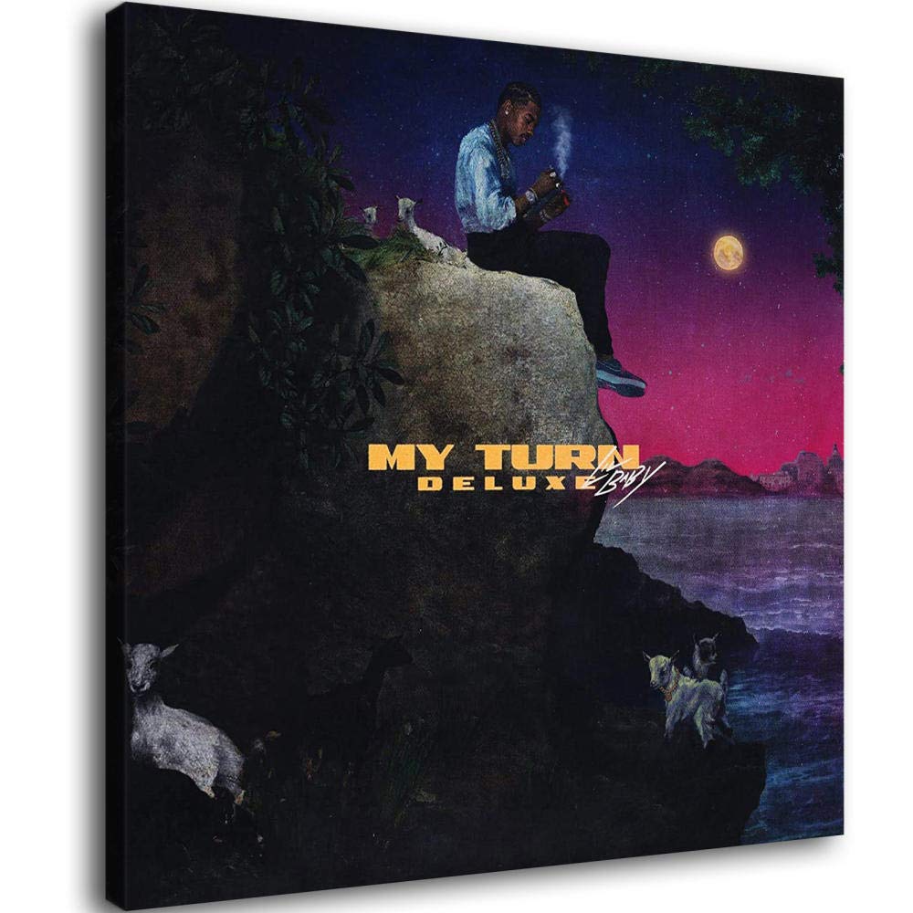 Lil Baby My Turn Deluxe Canvas Art Poster and Wall Art Picture Print Modern Family Bedroom Decor Posters