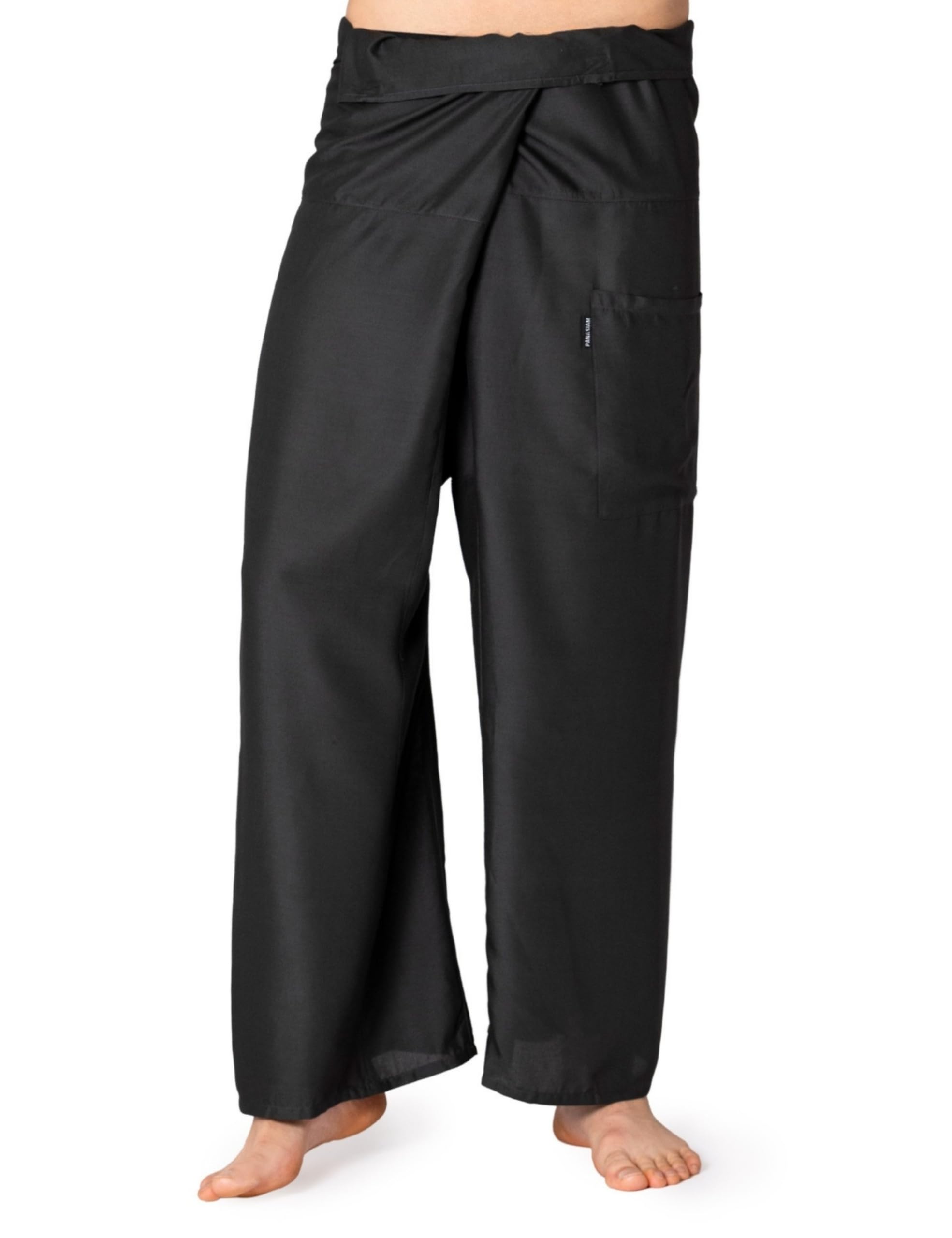 PANASIAM Fisherman Pants Viscose, Dark Gray, L