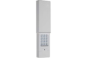 Clicker Keyless Entry KLIK2U-P2 Garage Door Opener Keypad, Compatible with Chamberlain, Genie, Craftsman, White