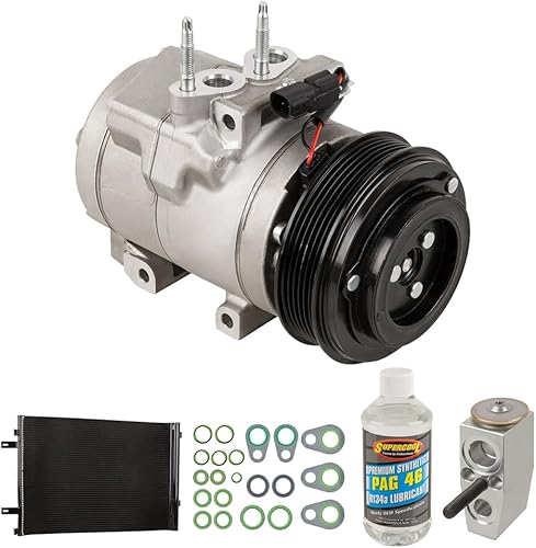 Kit de A/C con compresor de CA condensador y secador para Ford F250 F350 F450 Super Duty 6.7L PowerStroke Diesel 2011-2016 - BuyAutoParts 61-89502R6
