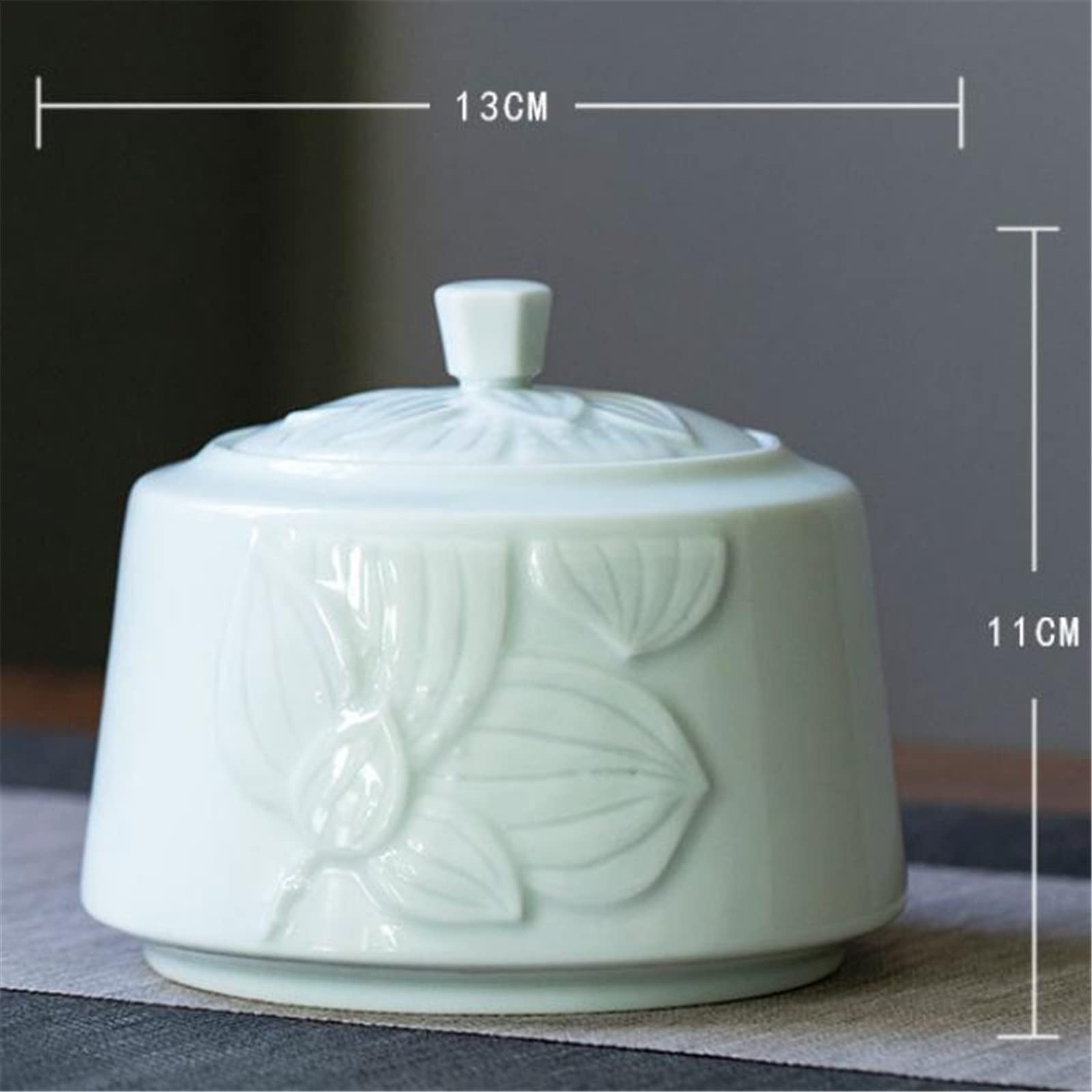 Herbata Puszka Herbata Puszki Ceramiczne Herbaty Liście Herbaty Uszczelnione Ceramiczne Puszki Pudełko Zielony Pu'er Herbata Słoik Do Przechowywania，