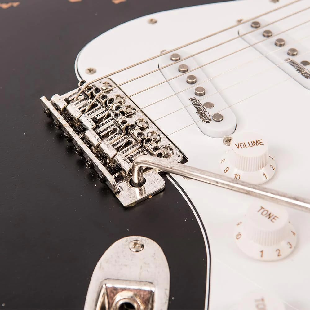 Amazon.com: Vintage Guitars Icon V6 Electric Guitar - Black