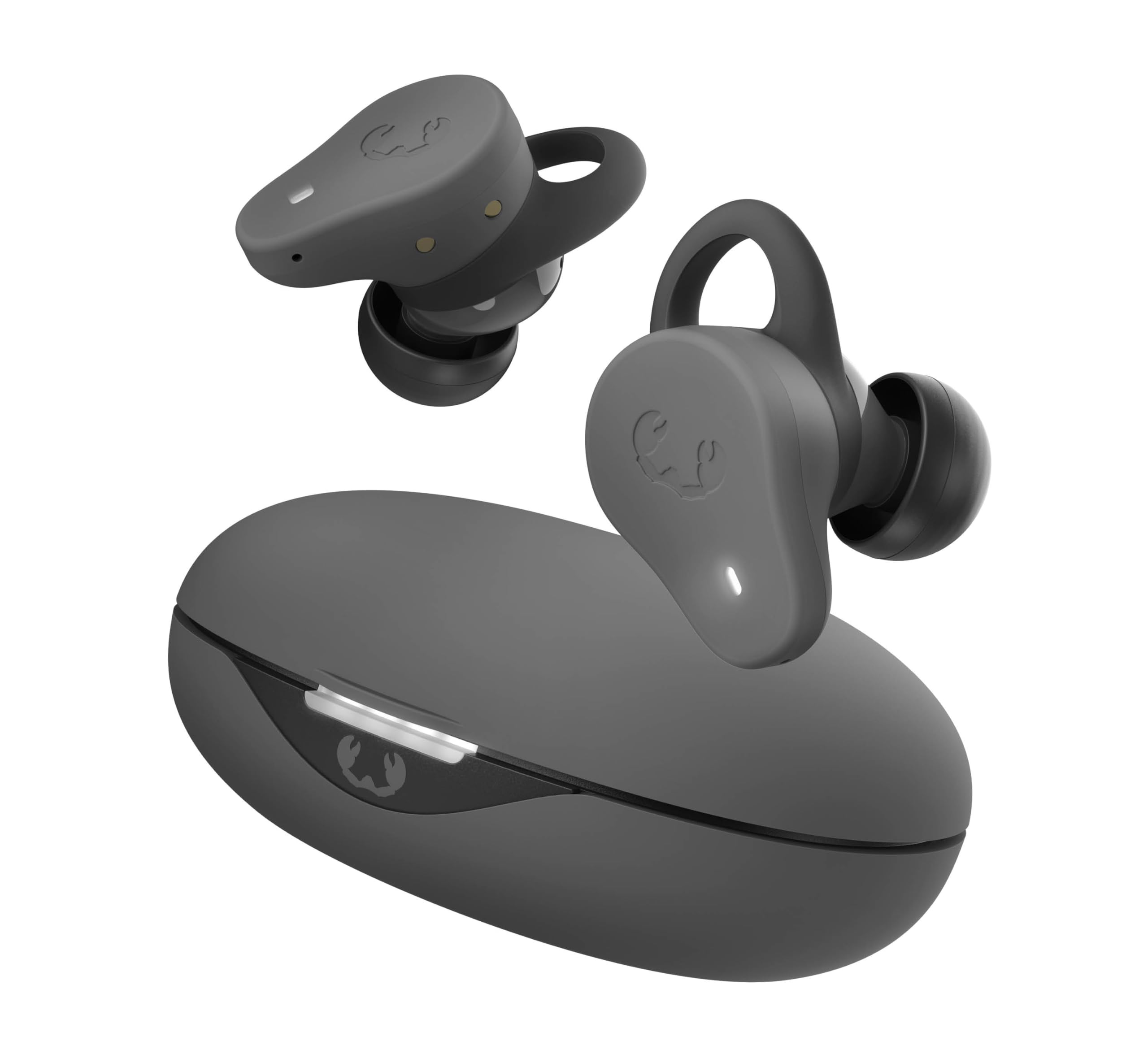 Fresh 'n Rebel Twins Rush, Écouteurs Bluetooth Sport Intra-Auriculaires avec Suppression Active du Bruit, Mode Son D'Ambiance, Étanche (IP57), Microphone Intégré, Contrôle par Touches (Storm Grey)