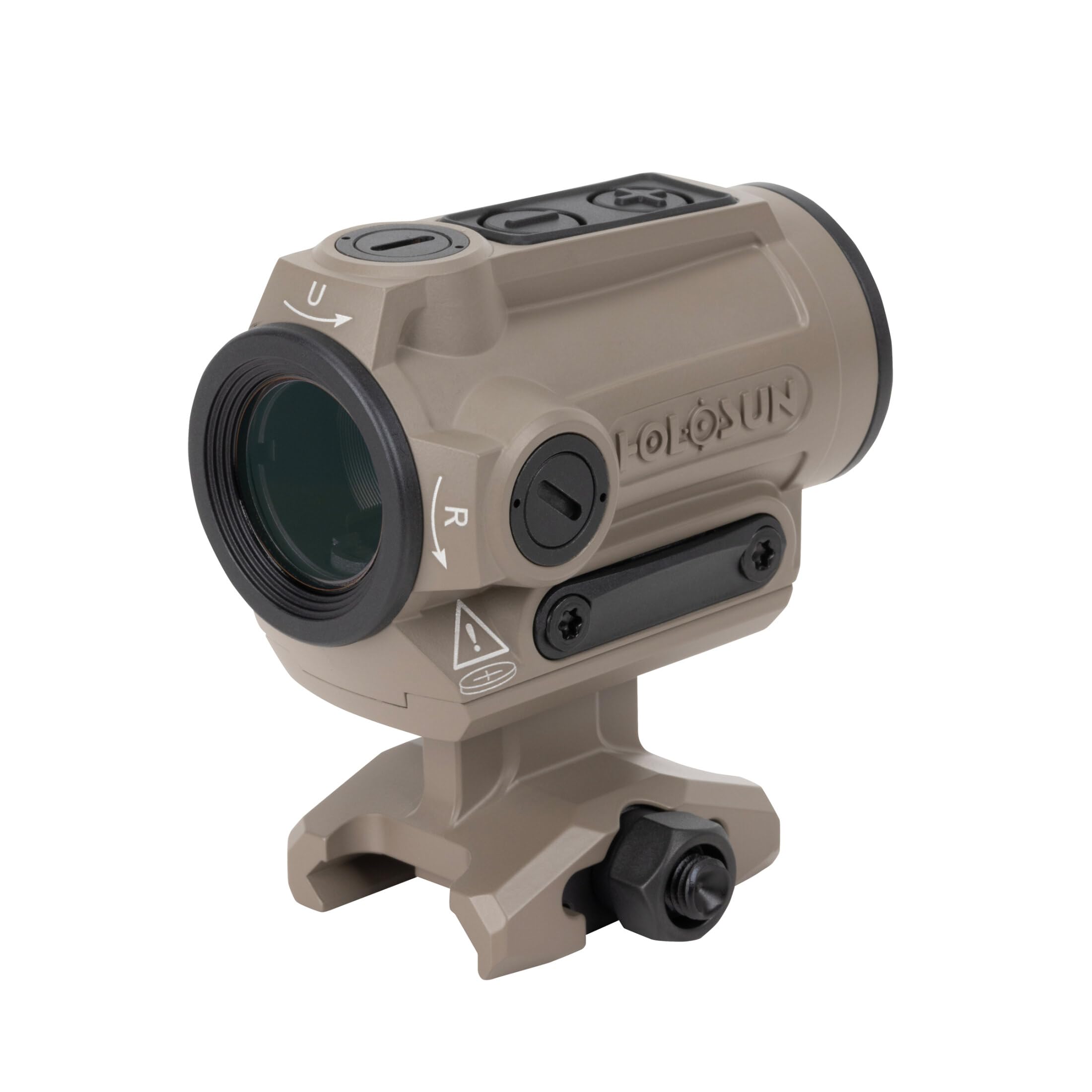 HolosunARO-RD2-FDE Microdot Rotpunktvisier mit 2MOA Punktabsehen, FDE, Picatinny-Schiene, für die Jagd, Sportschießen und Softair, taktisches Mikro-Rotpunkt-Visier - 70190793